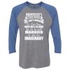 Unisex Triblend Three-Quarter Raglan T-Shirt Thumbnail