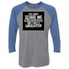 Unisex Triblend Three-Quarter Raglan T-Shirt Thumbnail