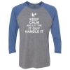 Unisex Triblend Three-Quarter Raglan T-Shirt Thumbnail