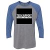 Unisex Triblend Three-Quarter Raglan T-Shirt Thumbnail