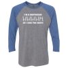 Unisex Triblend Three-Quarter Raglan T-Shirt Thumbnail