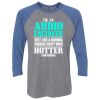 Unisex Triblend Three-Quarter Raglan T-Shirt Thumbnail