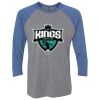 Unisex Triblend Three-Quarter Raglan T-Shirt Thumbnail