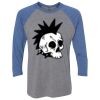 Unisex Triblend Three-Quarter Raglan T-Shirt Thumbnail