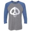 Unisex Triblend Three-Quarter Raglan T-Shirt Thumbnail