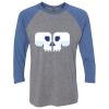 Unisex Triblend Three-Quarter Raglan T-Shirt Thumbnail