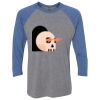 Unisex Triblend Three-Quarter Raglan T-Shirt Thumbnail