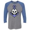 Unisex Triblend Three-Quarter Raglan T-Shirt Thumbnail