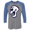 Unisex Triblend Three-Quarter Raglan T-Shirt Thumbnail