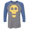 Unisex Triblend Three-Quarter Raglan T-Shirt Thumbnail