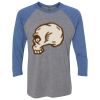 Unisex Triblend Three-Quarter Raglan T-Shirt Thumbnail