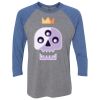 Unisex Triblend Three-Quarter Raglan T-Shirt Thumbnail