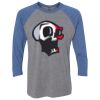 Unisex Triblend Three-Quarter Raglan T-Shirt Thumbnail