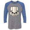 Unisex Triblend Three-Quarter Raglan T-Shirt Thumbnail