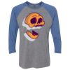 Unisex Triblend Three-Quarter Raglan T-Shirt Thumbnail