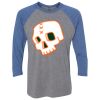 Unisex Triblend Three-Quarter Raglan T-Shirt Thumbnail