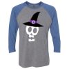 Unisex Triblend Three-Quarter Raglan T-Shirt Thumbnail