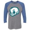 Unisex Triblend Three-Quarter Raglan T-Shirt Thumbnail