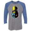 Unisex Triblend Three-Quarter Raglan T-Shirt Thumbnail