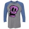 Unisex Triblend Three-Quarter Raglan T-Shirt Thumbnail