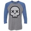 Unisex Triblend Three-Quarter Raglan T-Shirt Thumbnail