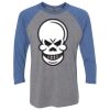 Unisex Triblend Three-Quarter Raglan T-Shirt Thumbnail