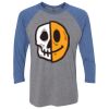 Unisex Triblend Three-Quarter Raglan T-Shirt Thumbnail