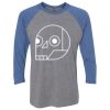 Unisex Triblend Three-Quarter Raglan T-Shirt Thumbnail