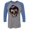 Unisex Triblend Three-Quarter Raglan T-Shirt Thumbnail