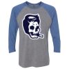 Unisex Triblend Three-Quarter Raglan T-Shirt Thumbnail