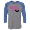 Unisex Triblend Three-Quarter Raglan T-Shirt Thumbnail