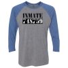 Unisex Triblend Three-Quarter Raglan T-Shirt Thumbnail