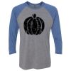 Unisex Triblend Three-Quarter Raglan T-Shirt Thumbnail