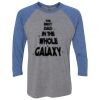 Unisex Triblend Three-Quarter Raglan T-Shirt Thumbnail