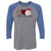 Unisex Triblend Three-Quarter Raglan T-Shirt Thumbnail