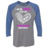 Unisex Triblend Three-Quarter Raglan T-Shirt Thumbnail