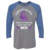 Unisex Triblend Three-Quarter Raglan T-Shirt Thumbnail