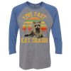 Unisex Triblend Three-Quarter Raglan T-Shirt Thumbnail