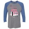 Unisex Triblend Three-Quarter Raglan T-Shirt Thumbnail