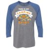 Unisex Triblend Three-Quarter Raglan T-Shirt Thumbnail