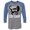 Unisex Triblend Three-Quarter Raglan T-Shirt Thumbnail