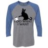 Unisex Triblend Three-Quarter Raglan T-Shirt Thumbnail