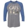 Unisex Triblend Three-Quarter Raglan T-Shirt Thumbnail