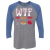 Unisex Triblend Three-Quarter Raglan T-Shirt Thumbnail