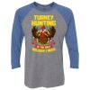 Unisex Triblend Three-Quarter Raglan T-Shirt Thumbnail