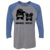 Unisex Triblend Three-Quarter Raglan T-Shirt Thumbnail