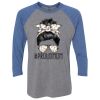 Unisex Triblend Three-Quarter Raglan T-Shirt Thumbnail