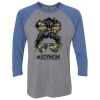 Unisex Triblend Three-Quarter Raglan T-Shirt Thumbnail