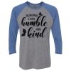 Unisex Triblend Three-Quarter Raglan T-Shirt Thumbnail