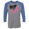 Unisex Triblend Three-Quarter Raglan T-Shirt Thumbnail